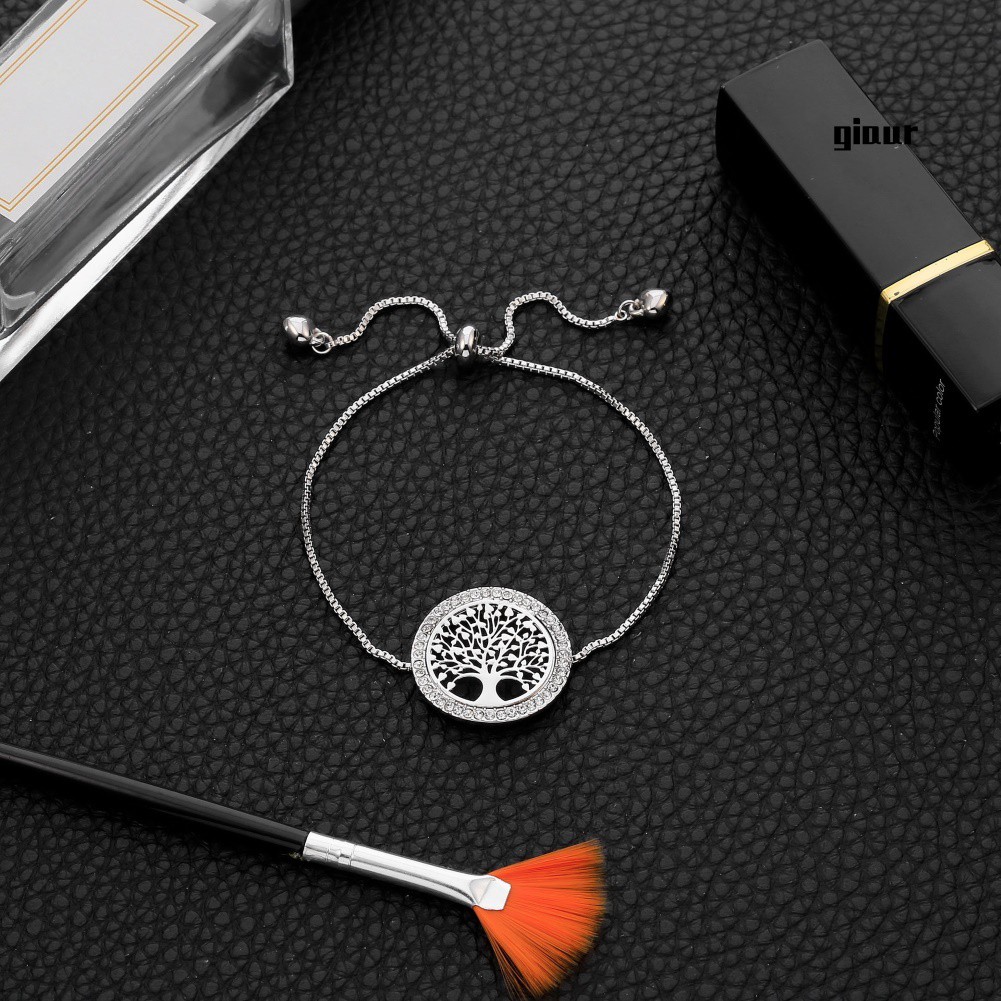 Vòng Tay Hợp Kim Hình Cây Đính Đá Nhân Tạo Thời Trang | BigBuy360 - bigbuy360.vn