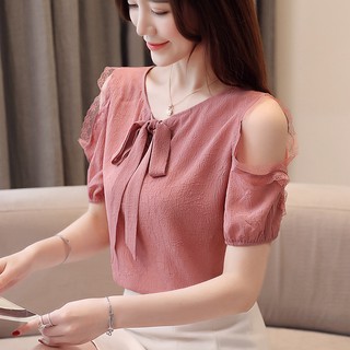 Áo Voan Hở Vai Thời Trang Dành Cho Nữ