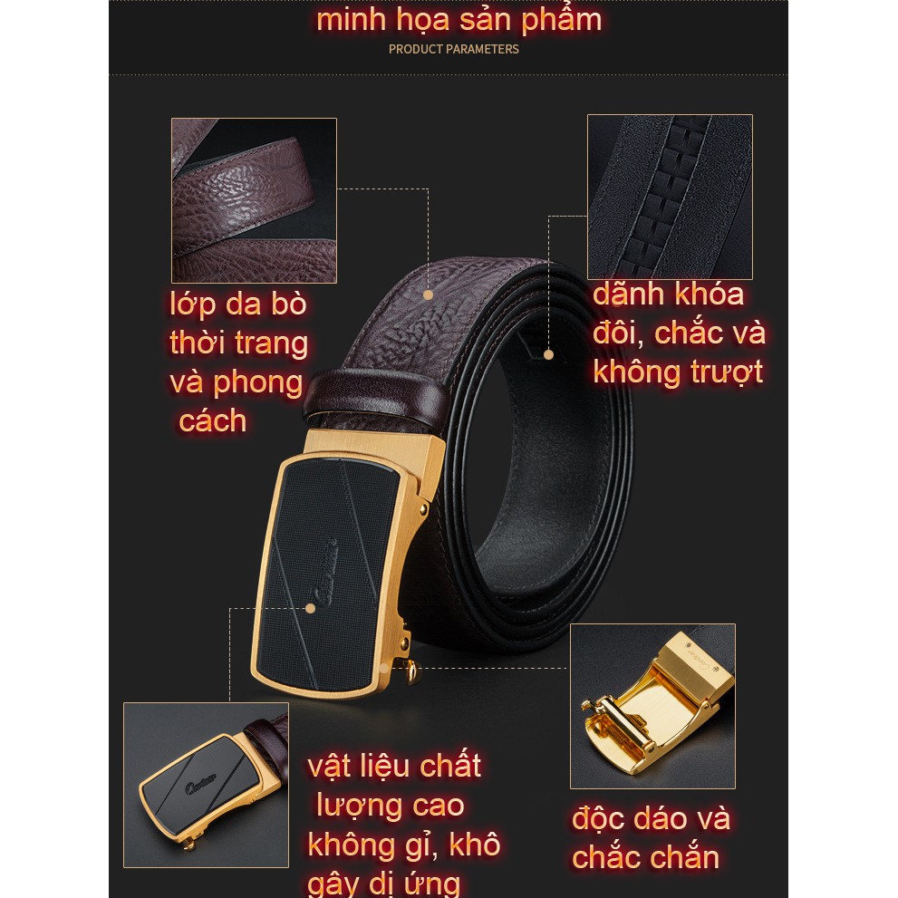 FREESHIP ĐƠN 99K_Thắt Lưng Nam Da Bò Cao Cấp Cát Viên HK0030 | BigBuy360 - bigbuy360.vn