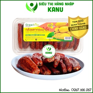 Chuối sấy dẻo tẩm mật ong Green Ville Thái Lan 200g, đồ ăn vặt Sài Gòn vừa ngon vừa rẻ