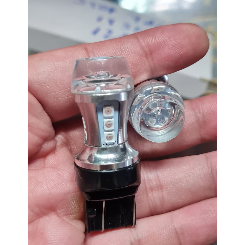 Led stop chân 1157 và 7443 đèn hậu đèn thắng cho ô tô và xe máy