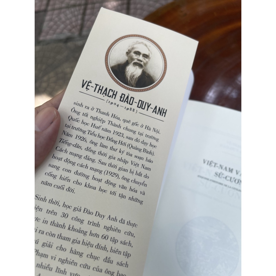 Sách - [In lần đầu năm 1938] Việt Nam văn hoá sử cương - Đào Duy Anh –có minh họa -  Đông A – bìa mềm