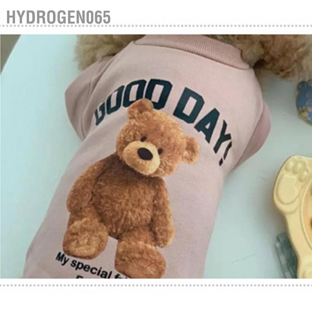 Áo Cổ TròN HọA TiếT GấU Dễ Thương Cho Thú Cưng