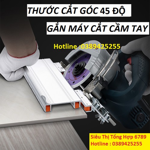 Đế máy cắt gạch tạo góc 45 độ