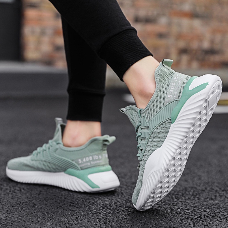 Giày Thể Thao Nam, Giày Sneaker Nam Đế Cao 5cm, Vải Sợi Dệt Thoáng Khí