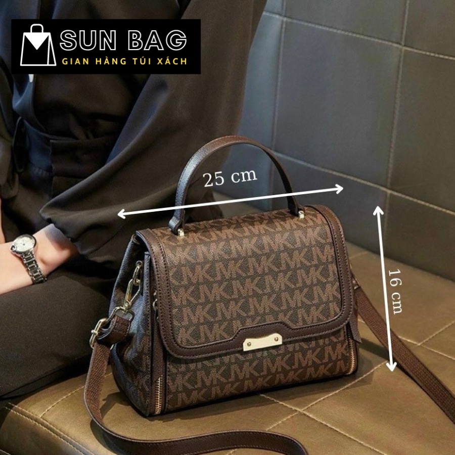 Túi quai xách nữ, đeo chéo, túi đi chơi, đi học, da đẹp, thời trang cao cấp size 24cm SB099
