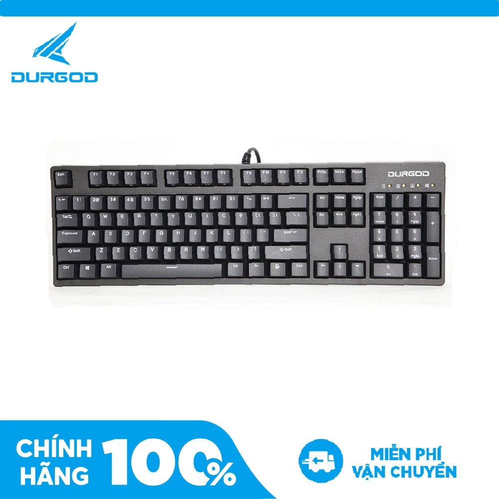 Bàn phím cơ mofii Durgod V104 Switch Cherry - Hàng chính hãng bảo hành 2 năm