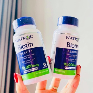 VIÊN UỐNG MỌC TÓC BIOTIN 10000mcg MỸ (90v/hộp)