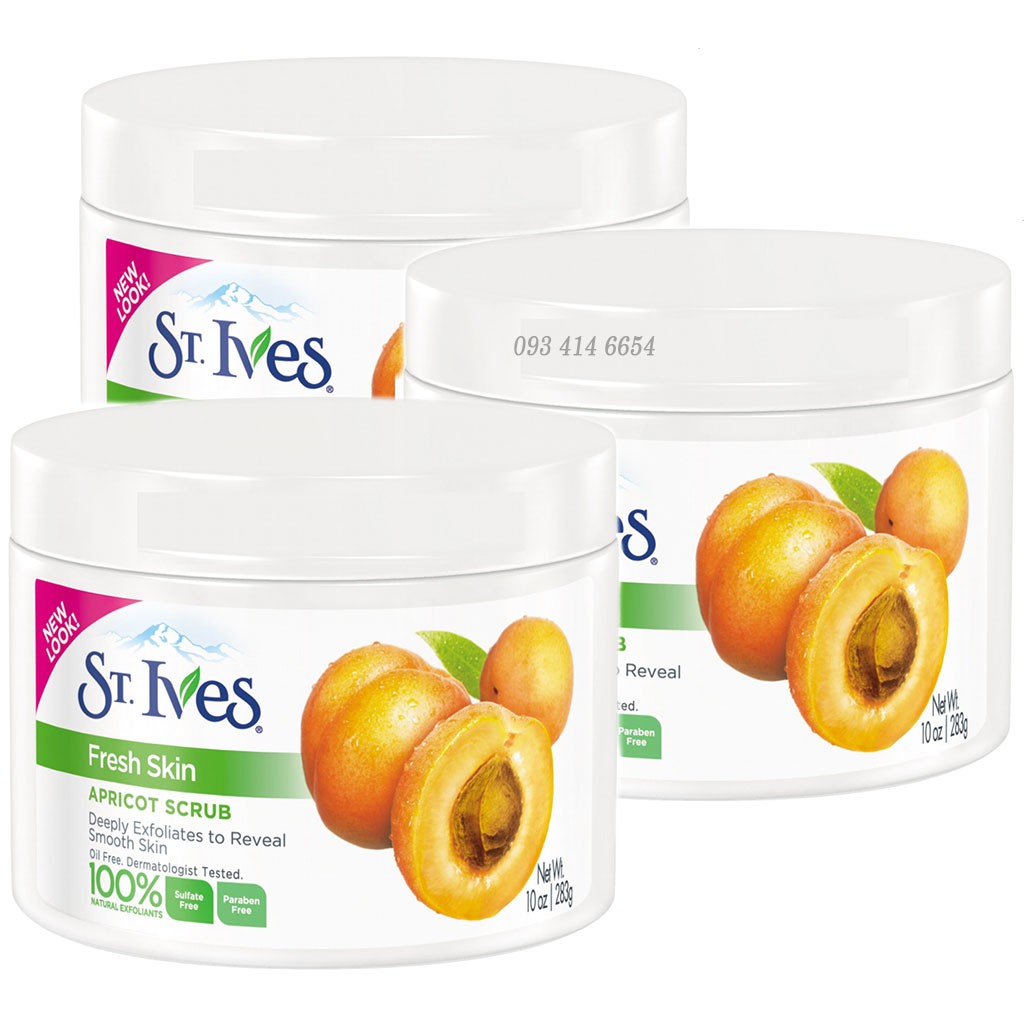 Kem tẩy tế bào chết ST.IVES Fresh Skin Apricot Scrub