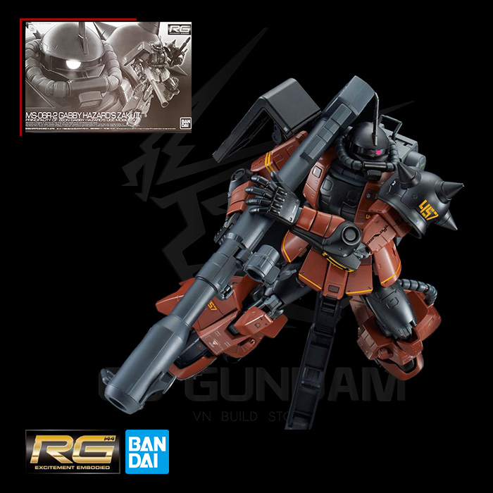 MÔ HÌNH GUNDAM BANDAI RG 1/144 MS-06R-2 GABBY HAZARD’S ZAKU II [P-BANDAI]