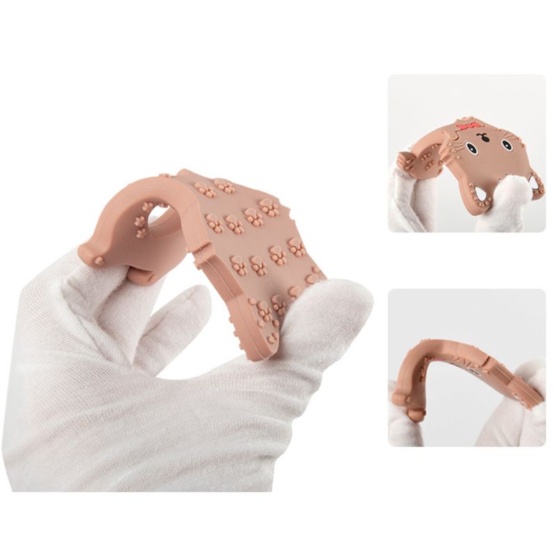 Dây Đeo Núm Vú Giả Bằng Silicon Họa Tiết Hoạt Hình Dễ Thương Cho Bé DIY