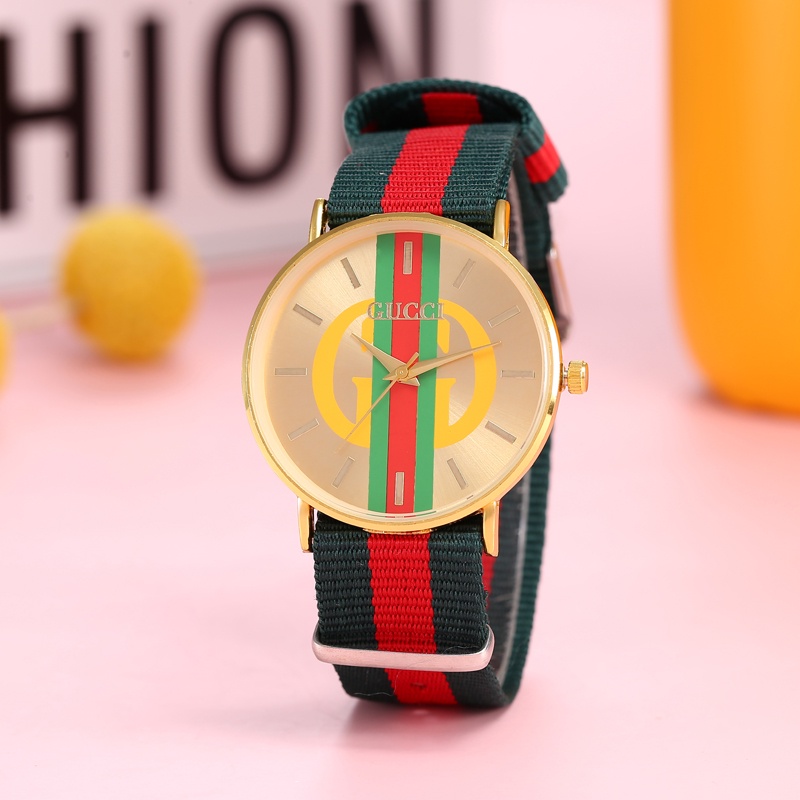 Đồng Hồ Quartz Dây Đeo Nylon Kiểu Dáng Đơn Giản