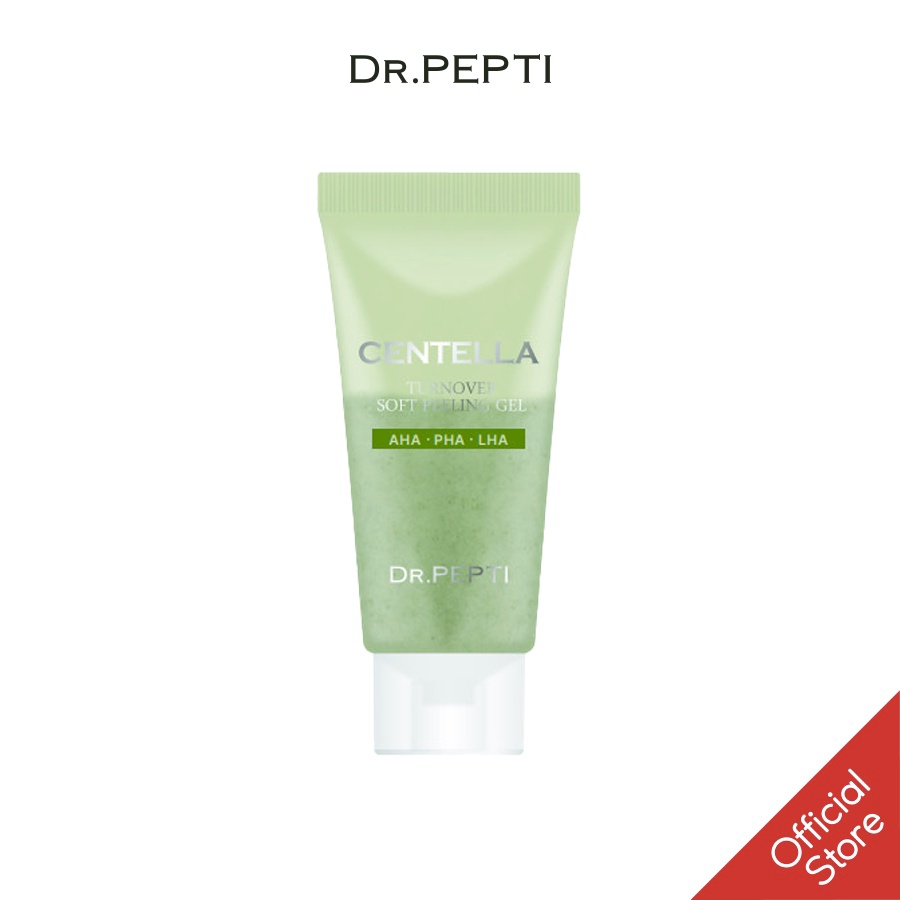 Gel Tẩy Tế Bào Chết Chiết Xuất Rau Má Dr.Pepti Centella Turnover Soft Peeling Gel 30ml