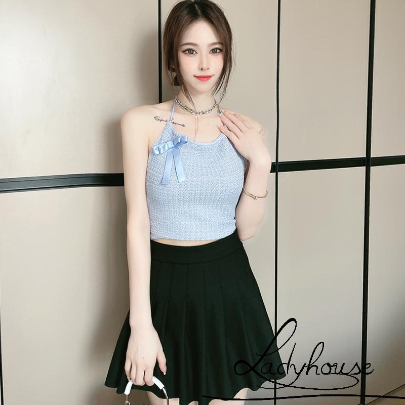 Áo Yếm Hai Dây Mini Hở Lưng Thời Trang Mùa Hè Cho Nữ