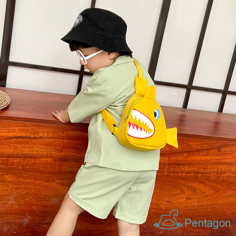 Túi Đeo Chéo In Họa Tiết Hoạt Hình Phong Cách Hàn Quốc Xinh Xắn Dành Cho Bé