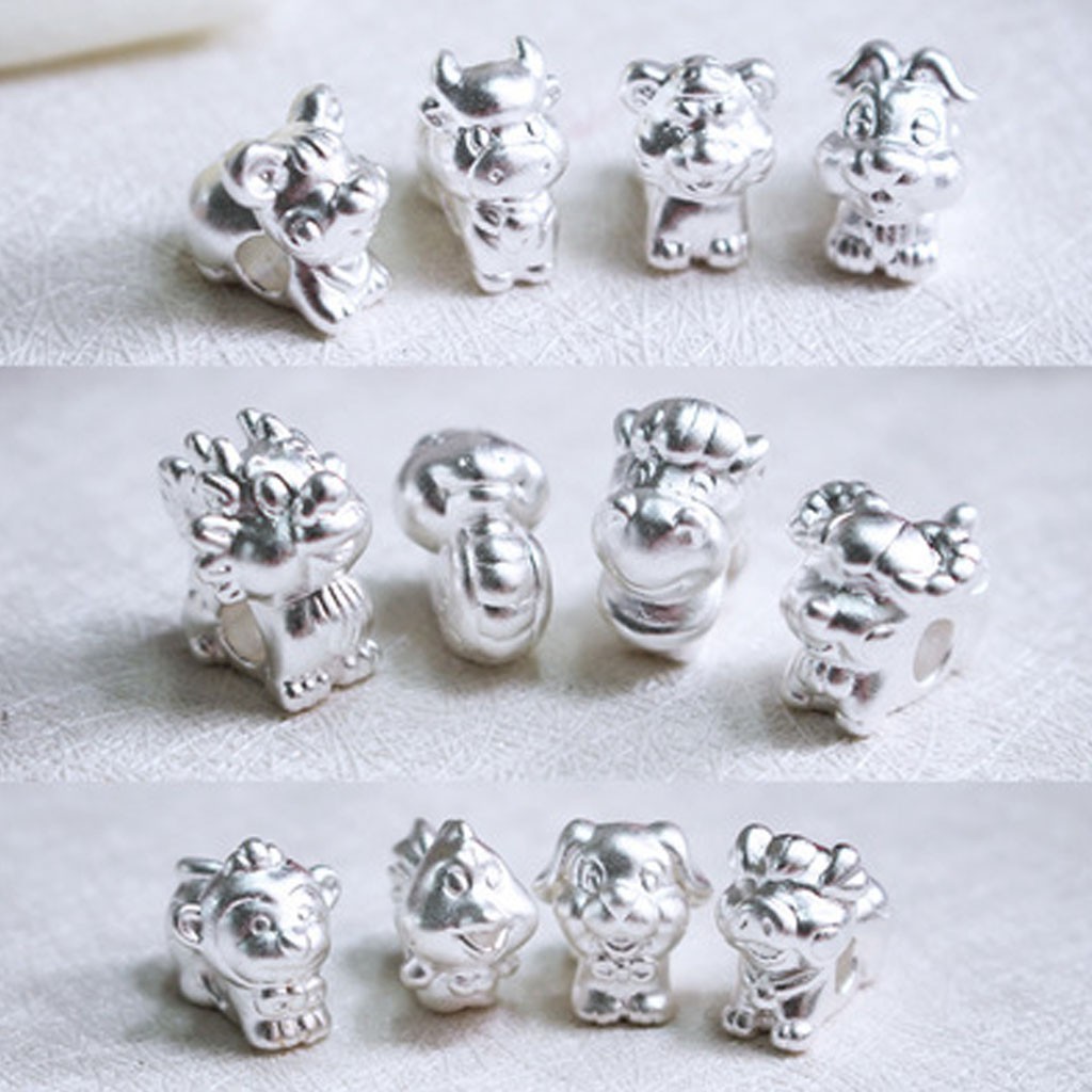 Charm bạc cung hoàng đạo 12 con giáp - NQ Jewelry