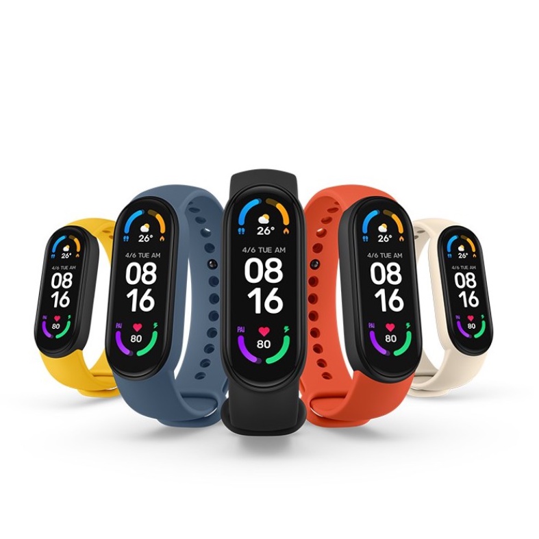 Đồng hồ thông minh XIAOMI Mi Band 6 Vòng đeo tay Miband 6 đo sức khoẻ tập thể dục thể thao chính hãng thông minh giá rẻ