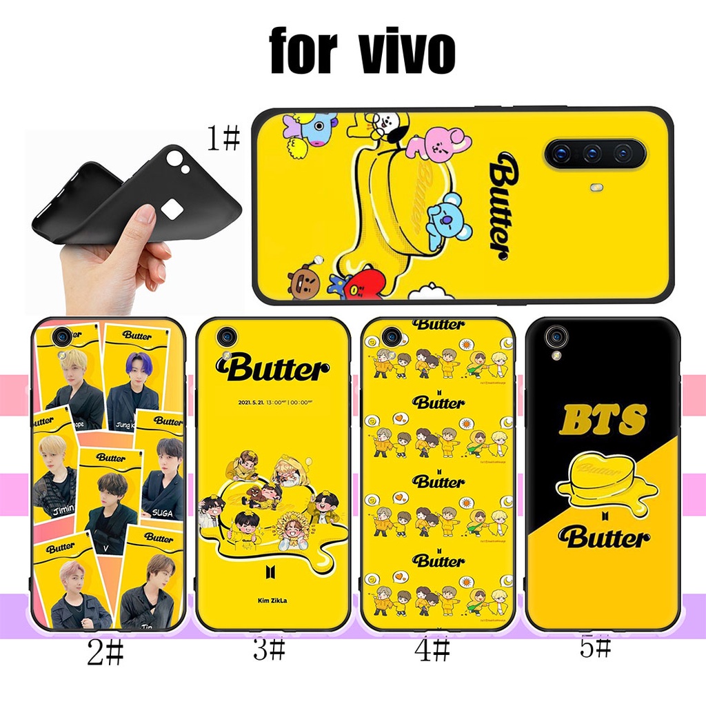 Ốp điện thoại in hình BTS 45JBB cho Vivo Y19 Y20 Y30 Y50 Y70 2020 V19 V20 SE Pro Y11S Y20i Y20S S9 S10