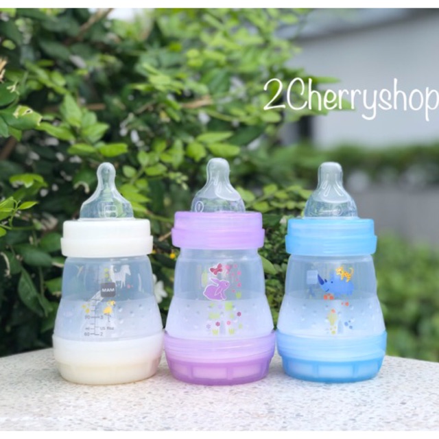 Bình sữa chống đầy hơi Mam 160ml &amp; 260ml