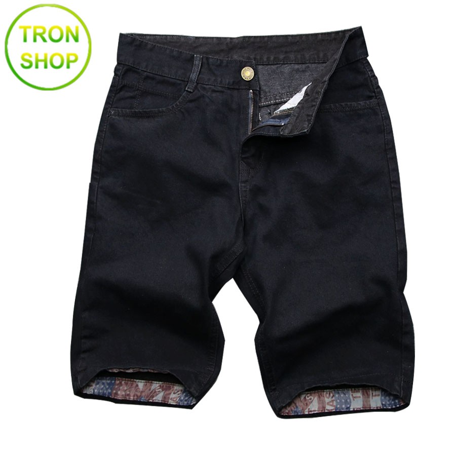 Quần short nam jean TS414 [ Nhập TRONSHOP1 giảm 10% ] vải bền đẹp Tronshop chuyên quần nam | BigBuy360 - bigbuy360.vn