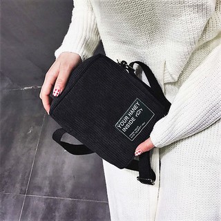 TÚI ĐEO CHÉO NHUNG MINI DỄ THƯƠNG