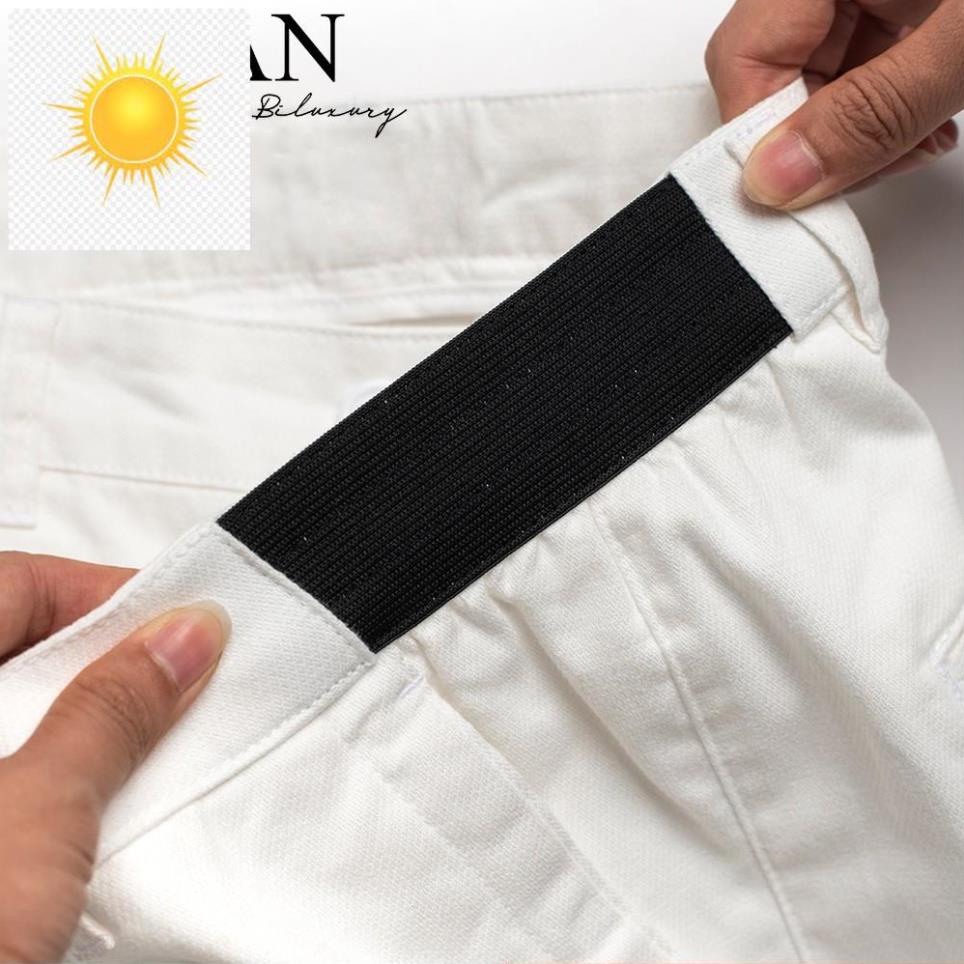️🎽 Quần đùi nam Biman by Biluxury short kaki ngố lửng khoá kéo cạp chun đứng dáng lịch lãm 5QNKB002TRK ️🎽