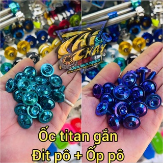 Ốc titan gr5 gắn đuôi pô + ốp pô