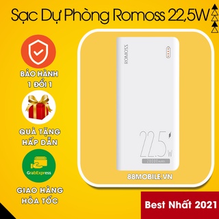 Sạc Dự Phòng Romoss 20000W Sạc Nhanh Công Suất 22