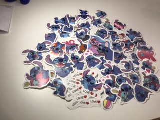 Sticker mini khổ A4 Stich chống nước