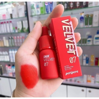 Son ink velvet 07 đỏ cam