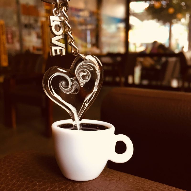 Móc khóa cà phêvalentine
