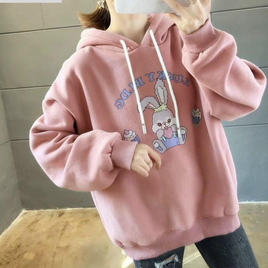 [HOT] Áo khoác nỉ Hoodie KN3 nón phối tai thỏ [ FREESHIP ] | BigBuy360 - bigbuy360.vn