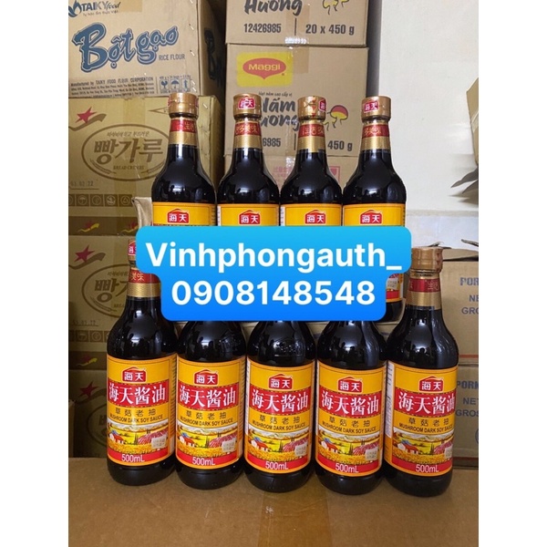 HẮC XÌ DẦU HƯƠNG NẤM 500ML - SUPERIOR MUSHROOM SOY SAUCE HADAY