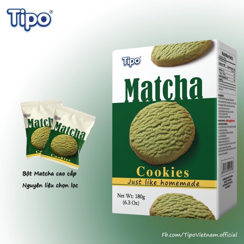 Bánh trứng trà xanh, Matcha Tipo" (HỘP)