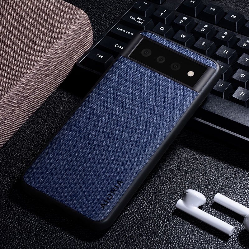 Ốp điện thoại bọc vải cạnh TPU silicone mềm chất lượng cao cho google pixel 6 pixel 6 pro