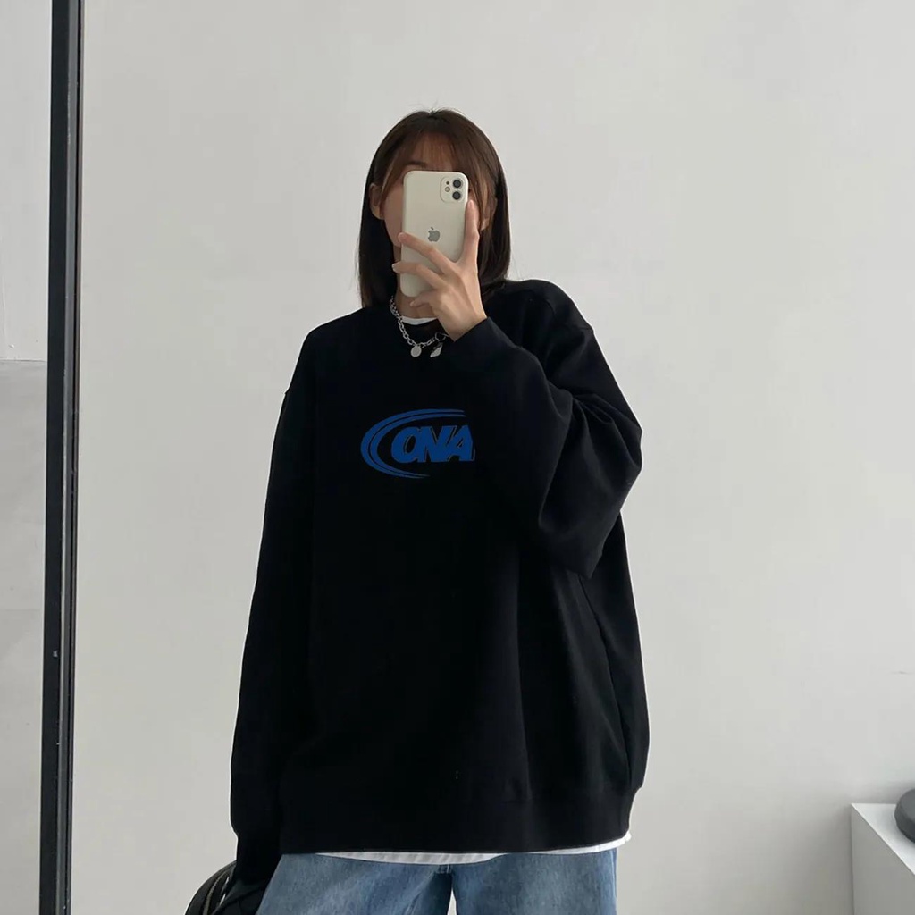 NRVP Áo Thun Nữ Dài Tay Cổ Tròn Thời Trang Hàn