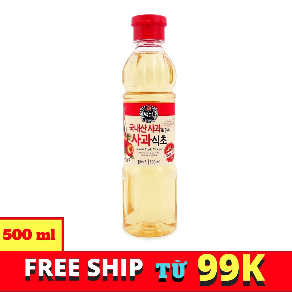 Giấm táo Hàn Quốc Beksul (500ml)