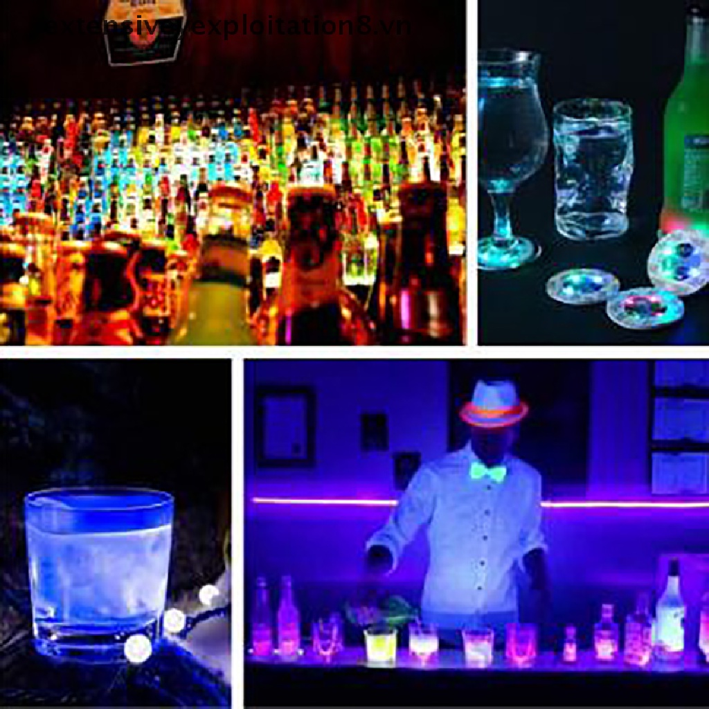 Miếng Dán Trang Trí Bình Nước Có Đèn LED Mini