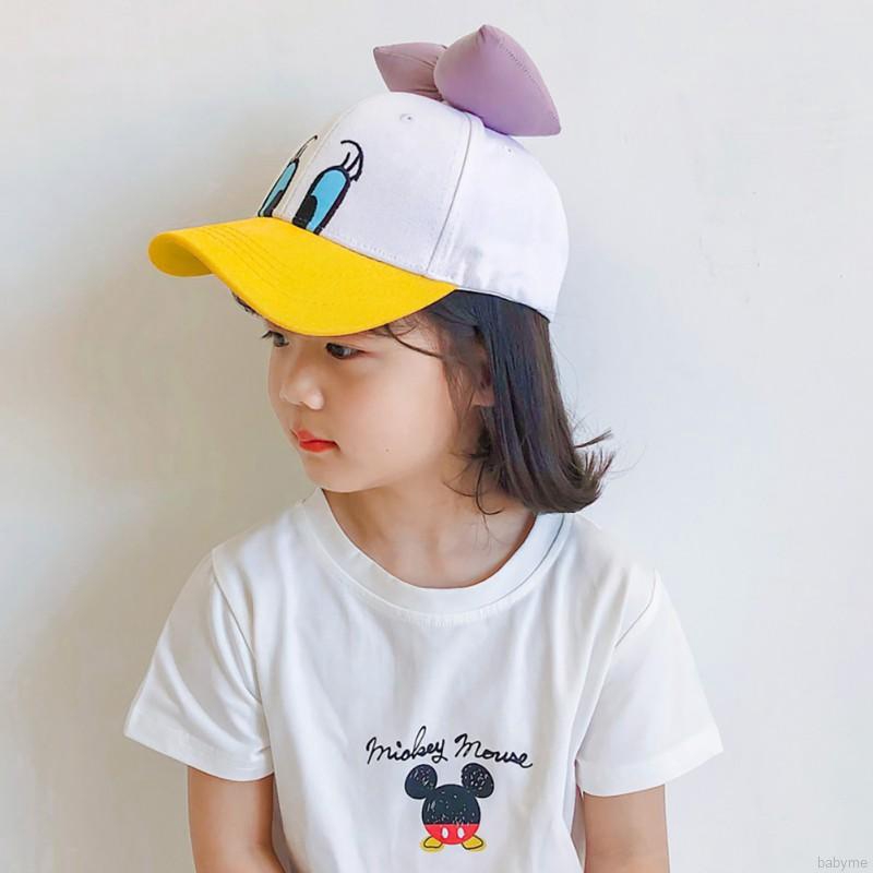 Nón lết chống nắng chất liệu cotton trang trí hoạt hình dễ thương cho bé