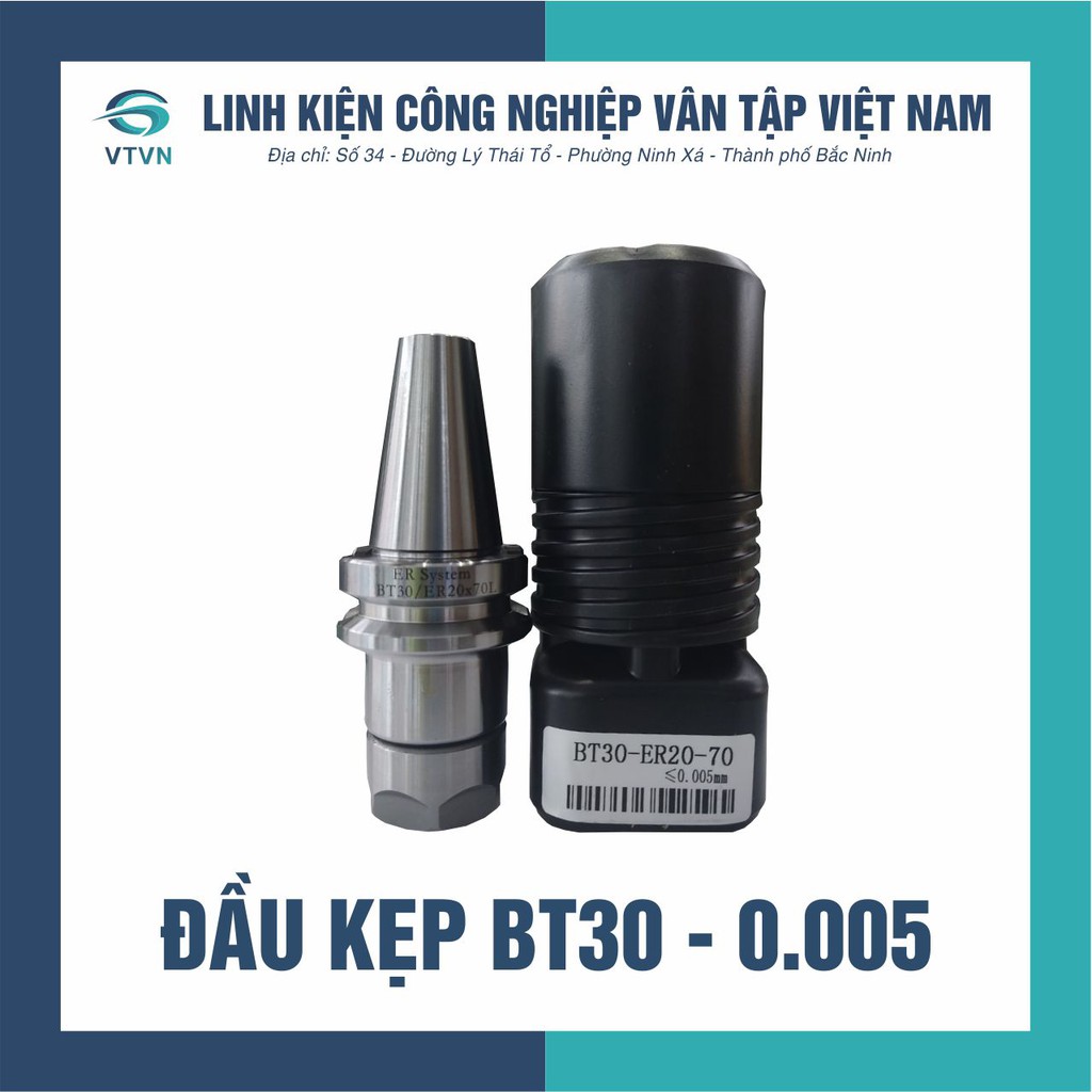 Đầu kẹp BT30 ER 16/20/25/32 hàng chính hãng, giá ưu đãi