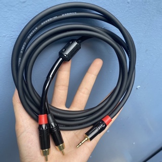 Dây tín hiệu đầu 3.5 ra 2 đầu av đức