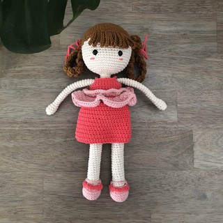 BÚP BÊ BẰNG LEN -  BÚP BÊ 30CM - BÚP BÊ HANDMADE - BÚP BÊ THỦ CÔNG - QUÀ TẶNG TRẺ EM - BÚP BÊ - ĐỒ CHƠI - THÚ NHỒI BÔNG