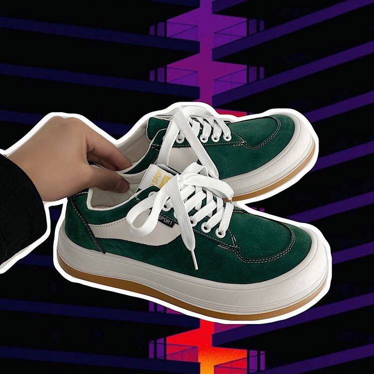 (FREESHIP - ẢNH THẬT) GIÀY THỂ THAO NỮ UNISEX - GIÀY SNEAKER NỮ ĐẾ BẰNG MÀU SẮC | BigBuy360 - bigbuy360.vn