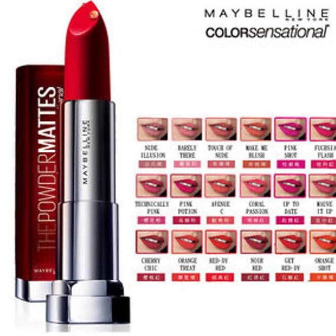 (hàng Mới Về) Son Lì Maybelline 3 Màu Sắc Lựa Chọn / 5msf