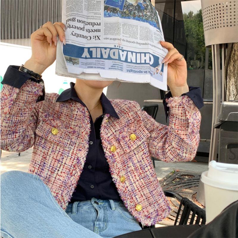 Áo Khoác Cotton Dáng Rộng Thời Trang Thu Đông Phong Cách Pháp Cho Nữ