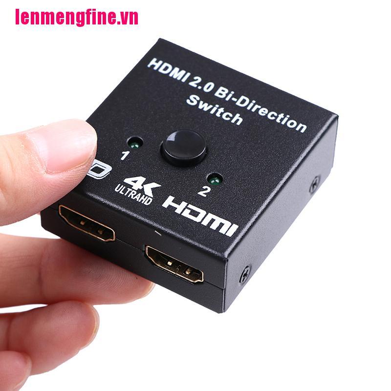 Bộ Chia Hdmi 2 Cổng 1x2 / 2x1 Hdmi 4k