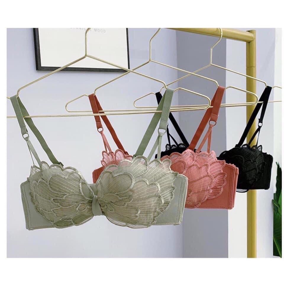BỘ ĐỒ LÓT REN CÁNH BƯỚM SEXY CUP NGANG MẶC NHIỀU KIỂU B849 | BigBuy360 - bigbuy360.vn