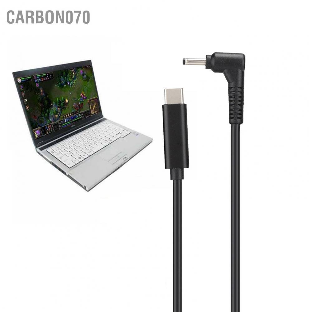 Hàng Sẵn  Dây cáp sạc TYPE ‑ C Male To DC 3.0mm X 1.0mm adapter cho laptop Acer / Samsung Ultrabook【Carbon070】