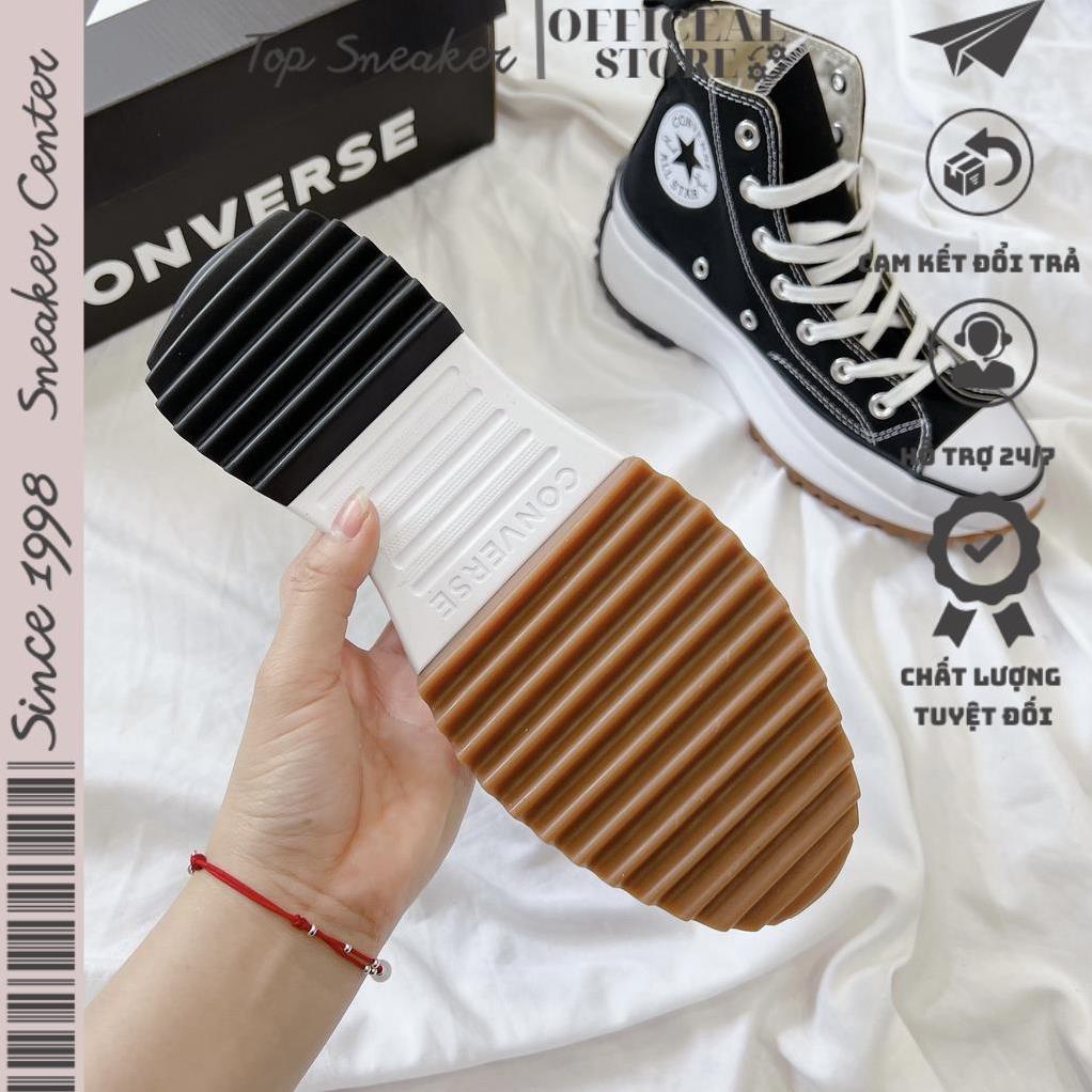 Giày thể thao Converse Run Star Hike Hi Black Hike High top CV cổ cao nam nữ độn đế