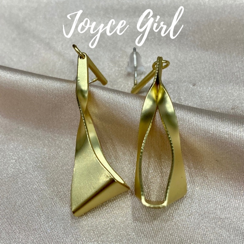 Khuyên tai/ Bông tai mạ bạc nữ thiết kế dài dành cho cô nàng cá tính Joyce Girl BT004